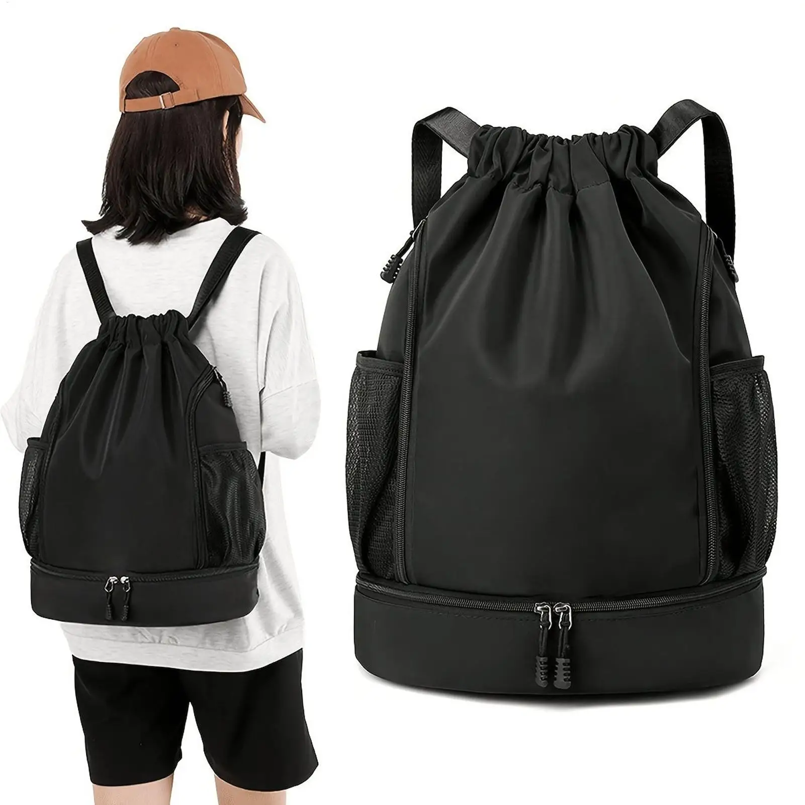 Pool Backpack Waterproof Swimming Drawstring Bag Lightweight Sandproof ...