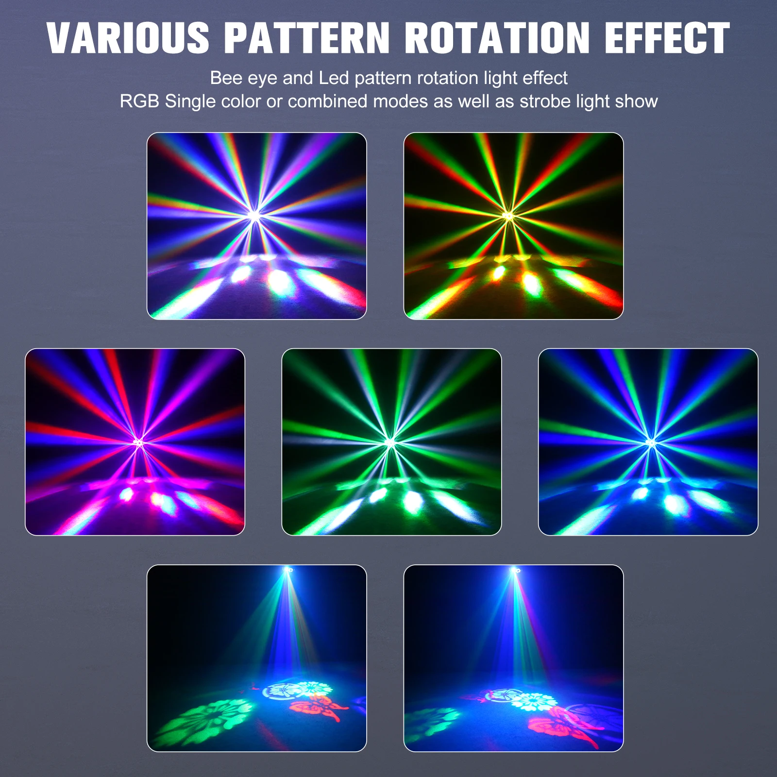 80W 6IN1 Bee Eye LED Effect Light LED Light Disco Light LED Stage Light