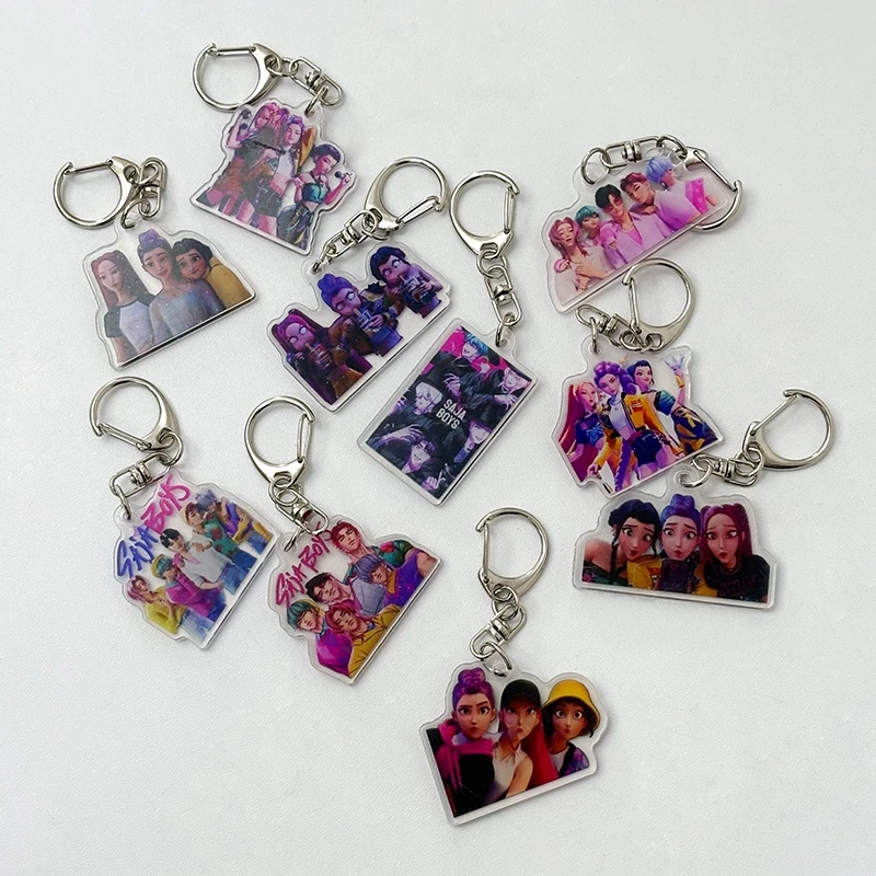 K-POP デーモンハンターズ キーホルダー Huntrix 韓国アニメ漫画