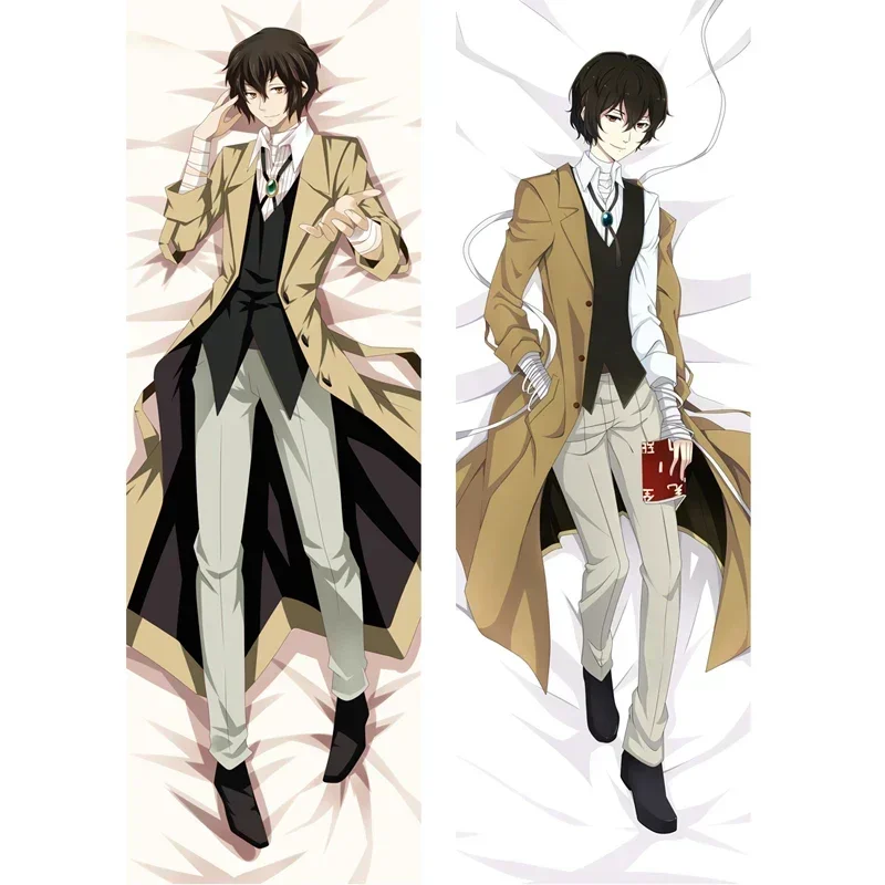 

Japanese Anime Dakimakura Bungo Stray Dogs Dazai Osamu Pillow Case Otaku Waifu Hugging Body Pillowcase Fullbody Throw Cushion