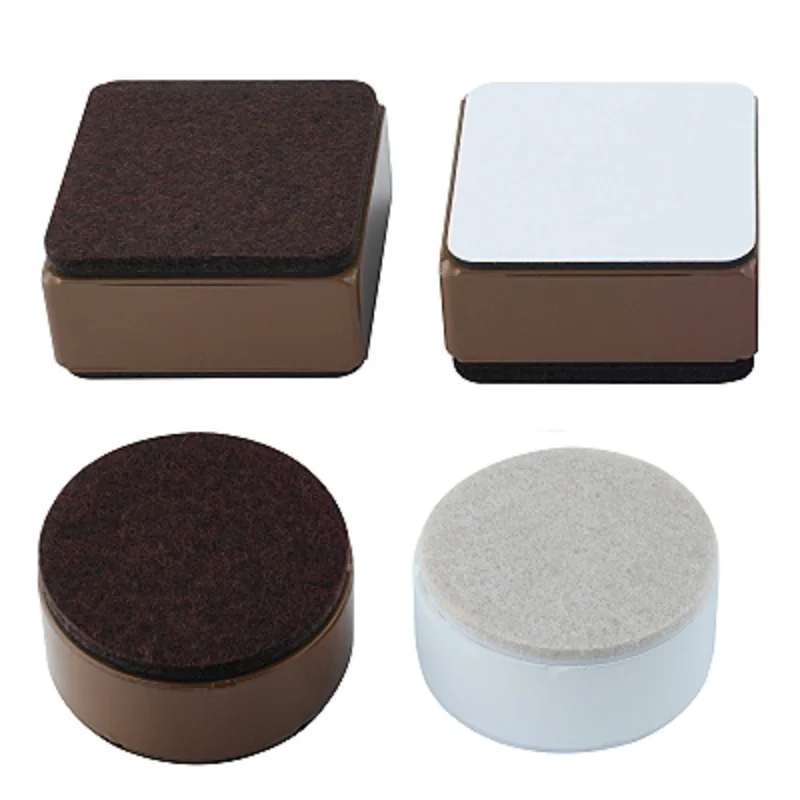 

4Pcs/lot 60x32mm Furniture Feet Leg Bed Risers Heightening Pad Square Round Table Chair Desk Sofa Riser Floor Protector Elevator