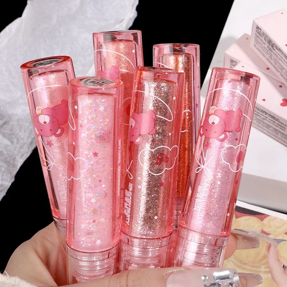Pearlescent Liquid Eyeshadow Waterproof Glitter Highlighter Liquid Eye Shadow Eyeliner Lying Silkworm Lasting Shiny Eyes Makeup