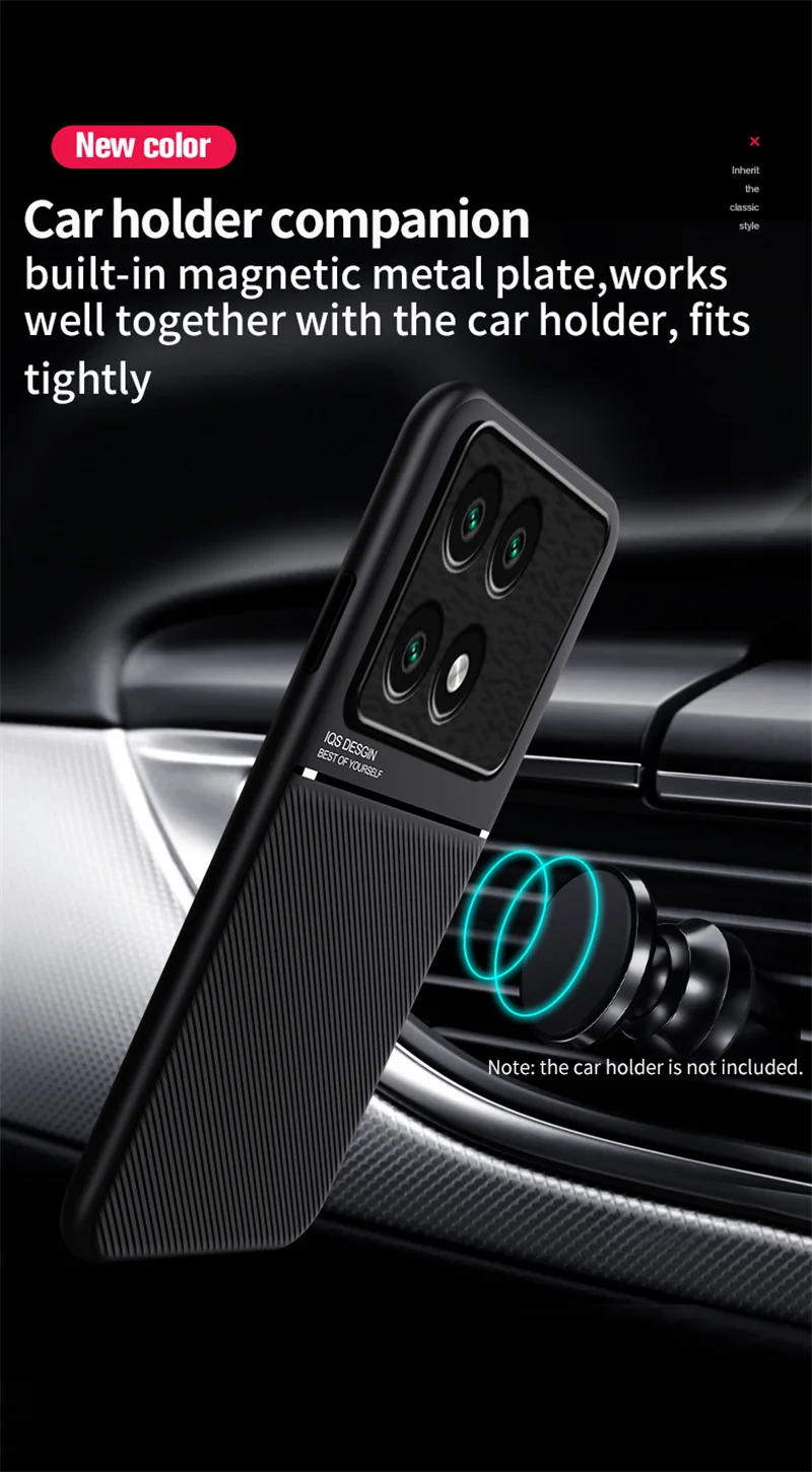 Car Magnetic Holder Leather Cover For Xiaomi Poco X6 Pro 5G Case Silicone Protect Funda Pocox6pro Poko Little X6pro X 6 Pro 6X Sa65f4980120c489085683c8d97776d7bS