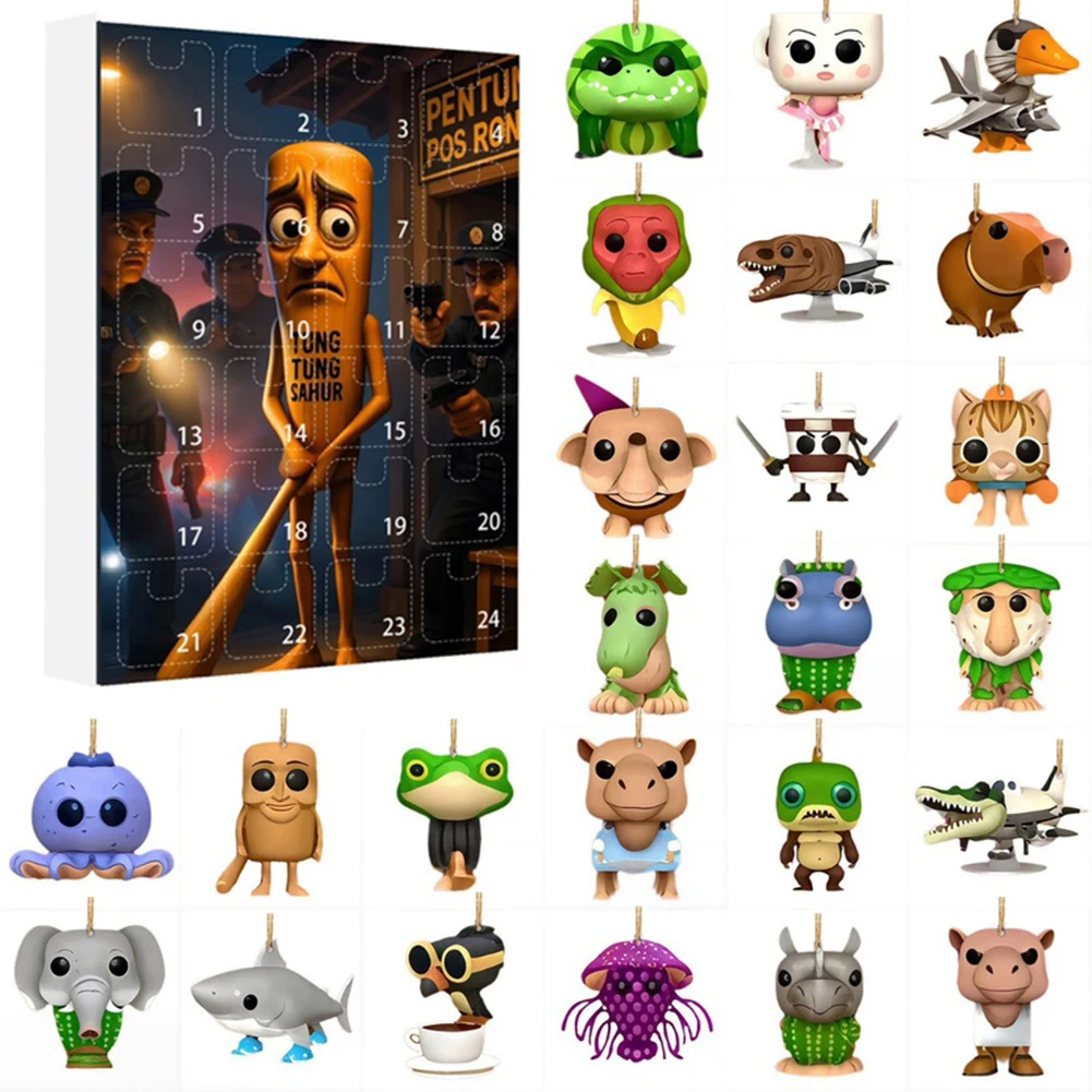 Tung Tung Sahur Character Blind Boxes Guess Bag Mystery Box Toy Funny Doll Toy Gift Desktop Decoration Collection Funny Doll Toy