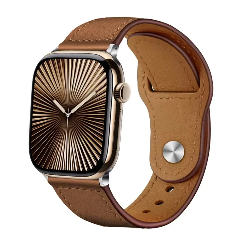 Premium Leather Watch Strap - Elegant Wristband