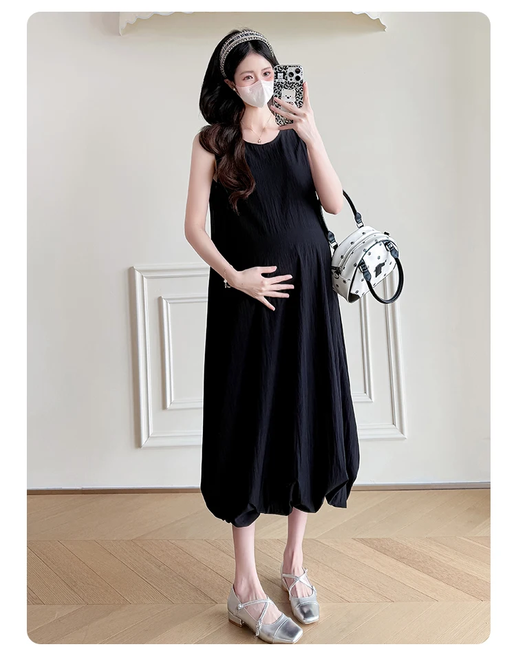 Bubble Hem Maternity Dress
