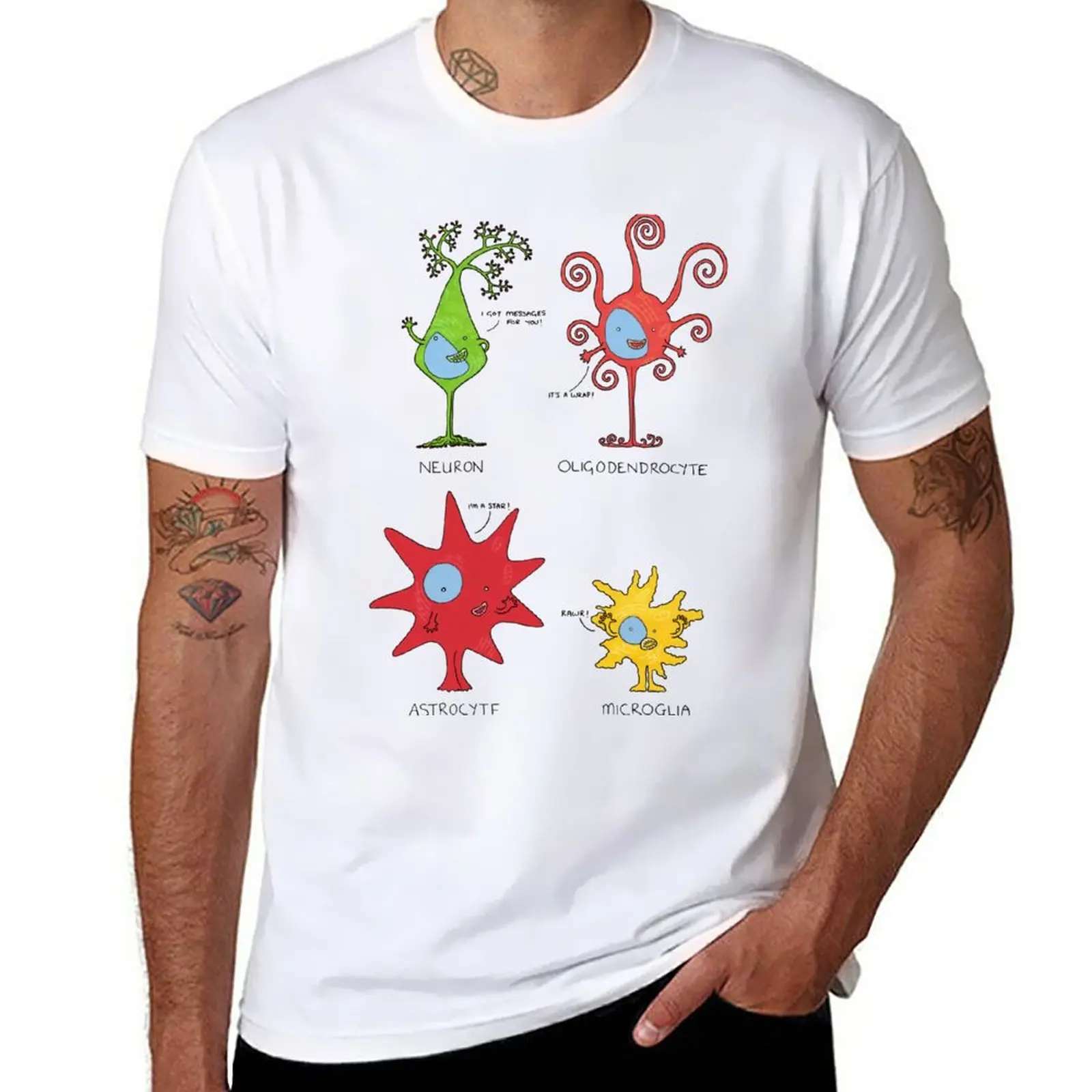 

Meet your brain cells! - TALL T-Shirt heavyweights kawaii clothes boys whites vintage clothes men t shirt