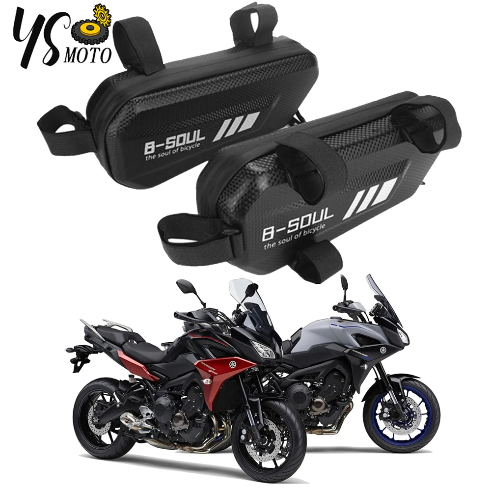 Caricabatterie USB Per Moto Yamaha - Adattatore 12V Doppia Presa, Per Tracer, MT-07, MT-09, XSR 700/900, Nero - Foto 2