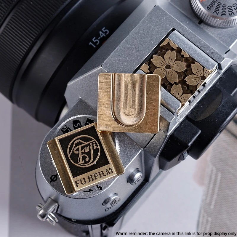 Camera Hot Shoe Cover Metal Compatible with Canon Fuji Nikon Photography Decorative Accessories