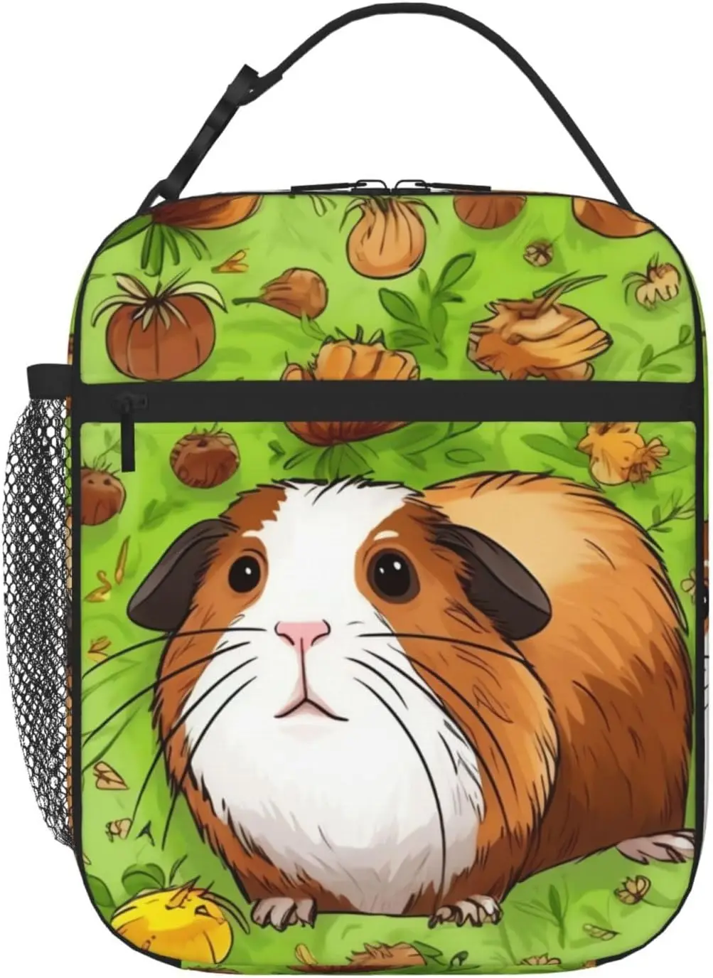 

Kururi Guinea Pig Print Insulated Lunch Bag Waterproof Lunch Tote Reusable Lunch Cooler Bag For Work Office Picnic Travel
