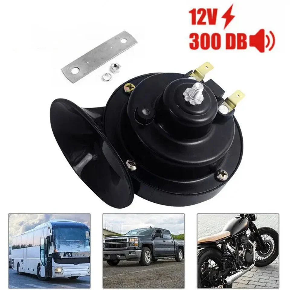 12V Super Loud Motorcycle Waterproof Snail Horn Sound Monophonic Scooters Motorcycle Accessories Electric Moped Horn motorcycle electric horn,scooter horn