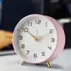Retro Analog Alarm Clock with Night Light Battery Operated Silent Snooze Function Alarm Clock Bedroom Supplies 3