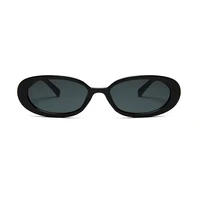 Nouvelles lunettes de soleil ovales rétro classiques pour hommes et femmes, marque de luxe tendance, monture vintage, lunettes de soleil modernes pour femmes et hommes, protection UV400 2