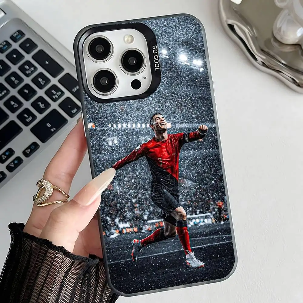 CR7 Football Star Black IMD Phone Case