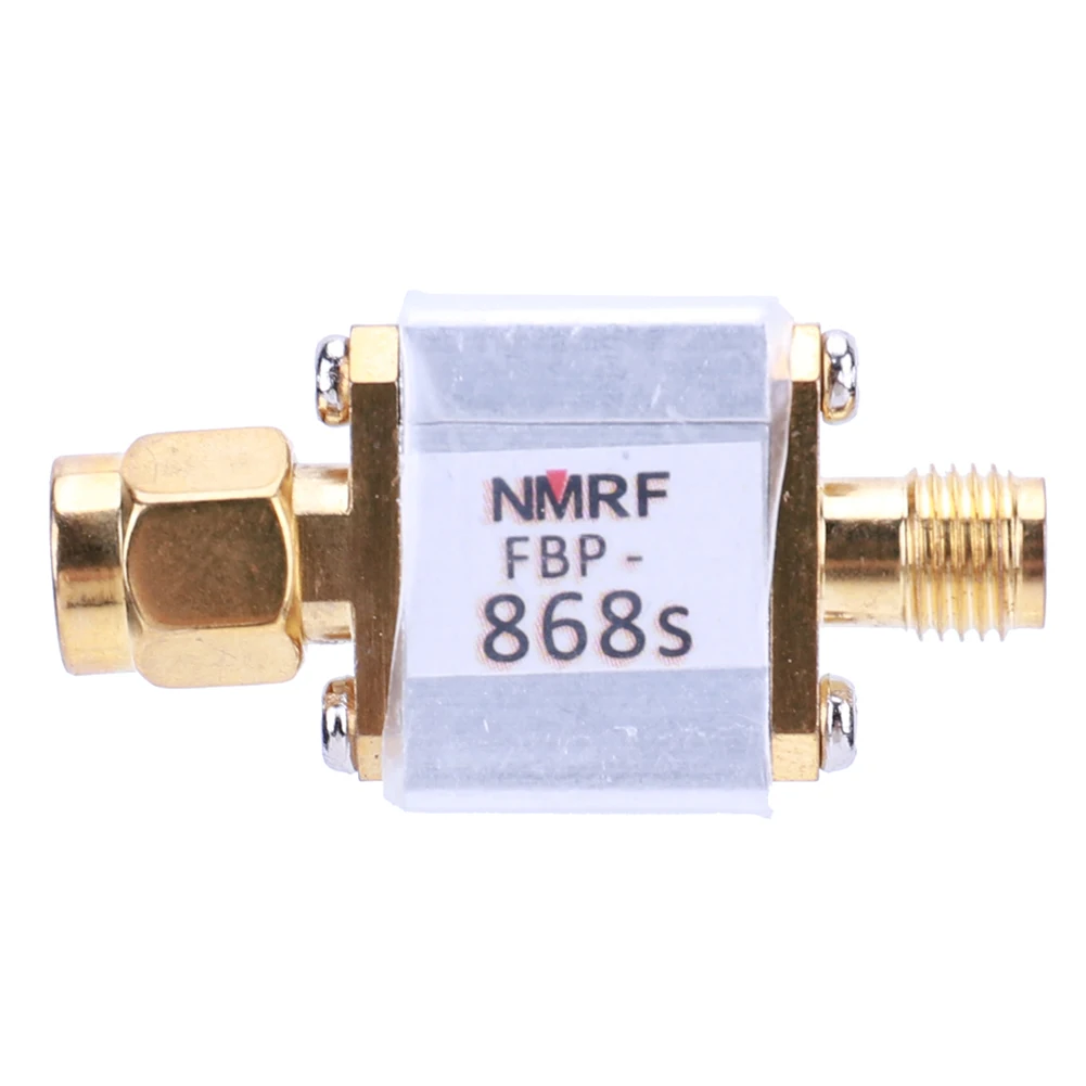 통과 대역 통과 필터 SMA-M SMA-F 인터페이스 FBP-868s, SAW 대역 통과 필터, 대역 통과 필터 보드, 868MHz, 4MHz, 1dB 대역폭