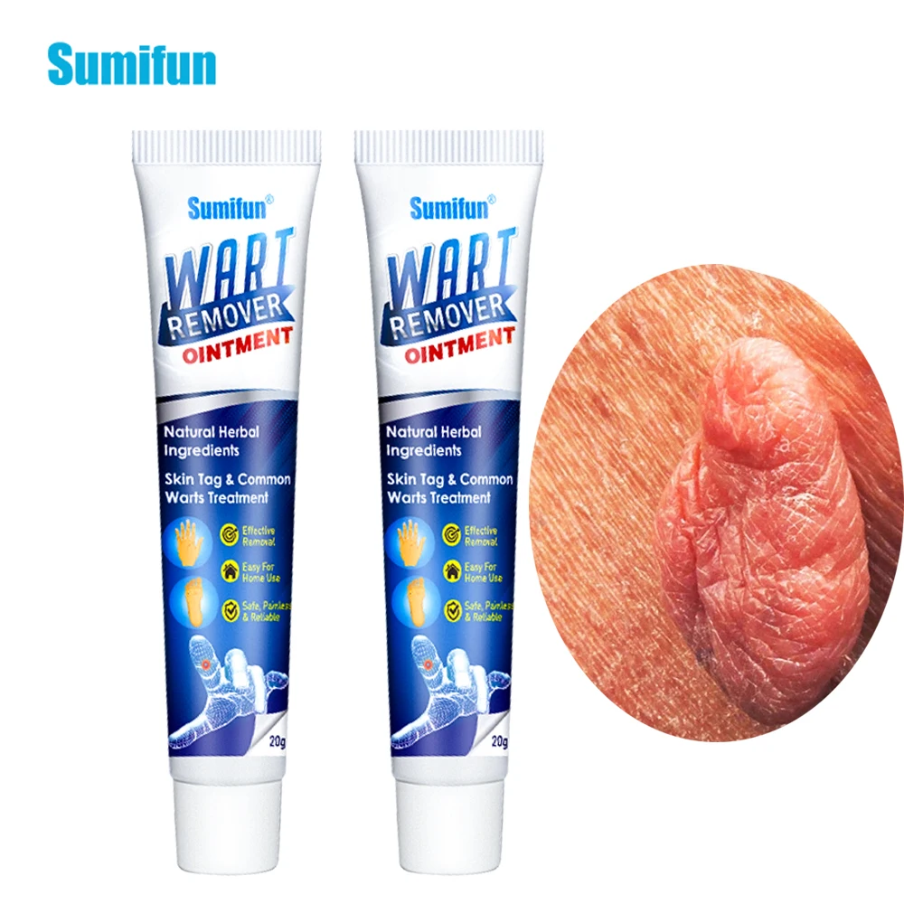 

Sumifun Warts Remover Ointment Wart Treatment Cream Skin Tag Remover Herbal Extract Foot Corn Antibacterial Warts Ointment 20g