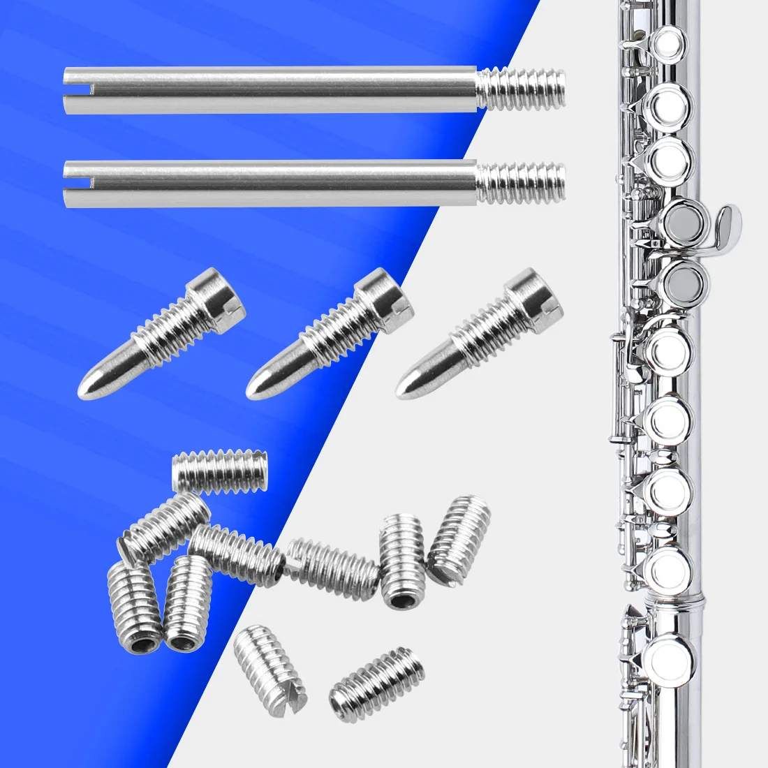 Flute Repair Parts Set 10 Pieces Accessories musical instruments