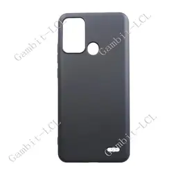 Silicone Protective Back Shell Soft TPU Case for ZTE Blade A53 Pro (Black)