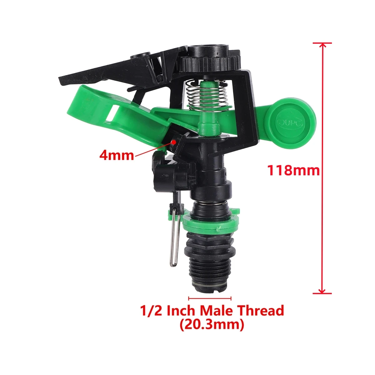 Garden Sprinkler 360 Angle Rotating 1 Pcs