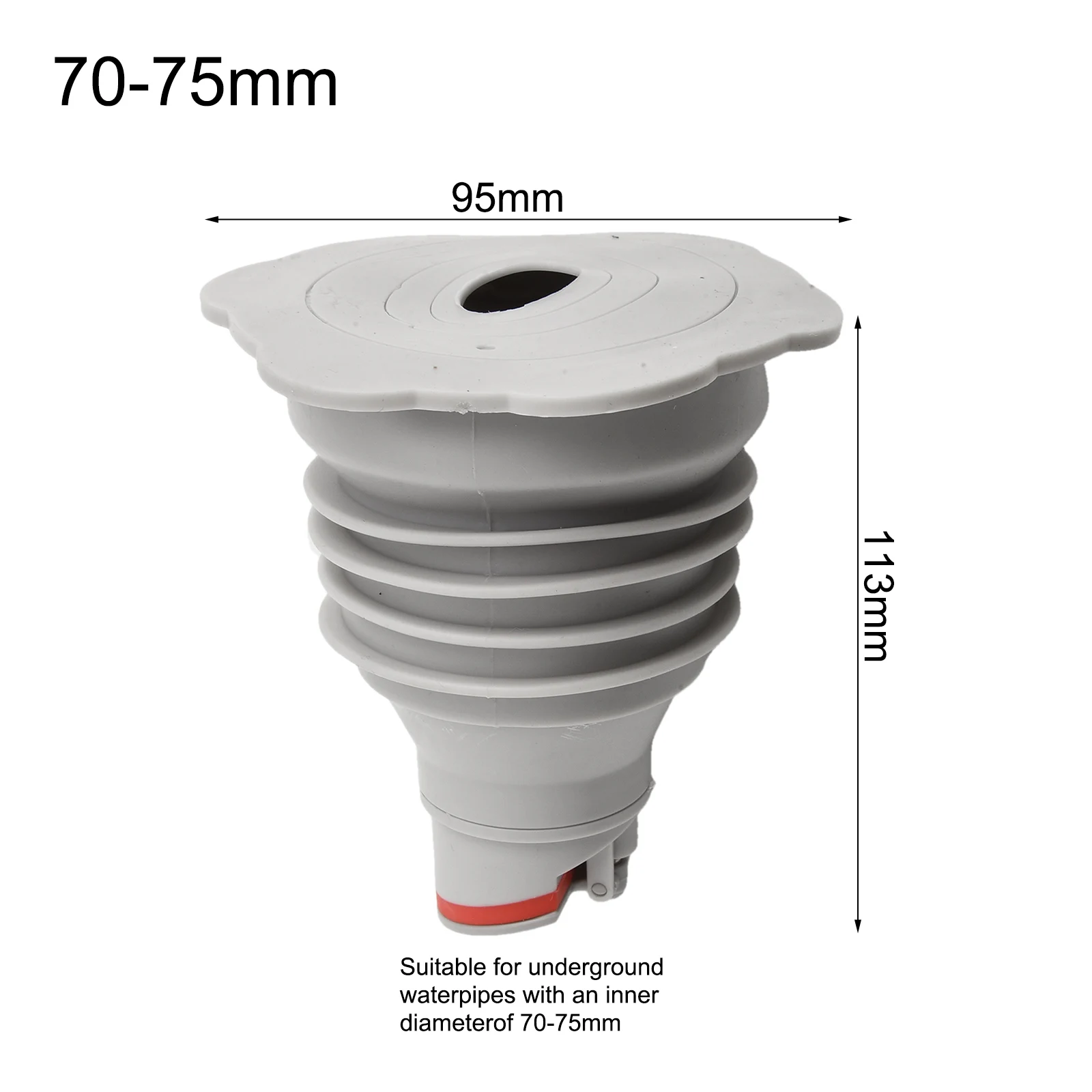 Silicone Drains Sewer Pipe Sealing Ring Kitchen Washing Machine Hose Drain Plug Machine Hose Connector Floor Drain Plug sewer seal ring bathroom sink plug shower drain plug drain seal plug