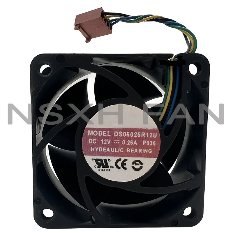 

PWM Cooling Fan DS06025R12U 12V 0.26A 4 Wire 60MM 6CM 6025