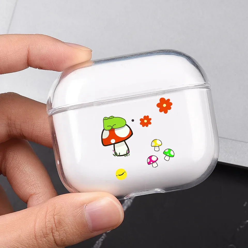 Mushroom Frog Cartoon Earphone Case for AirPods Pro 1 2