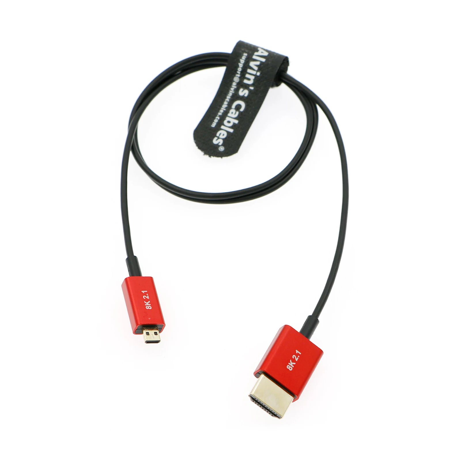 Alvin's Cables 8K 2.1 Micro-HDMI to Full HDMI Cable for Atomos-Ninja-V