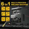6 in 1 Stick Welder/Gas MIG/Gasless Flux Core MIG/Lift TIG/Spot welding/Spool Gun Multi-Process 2