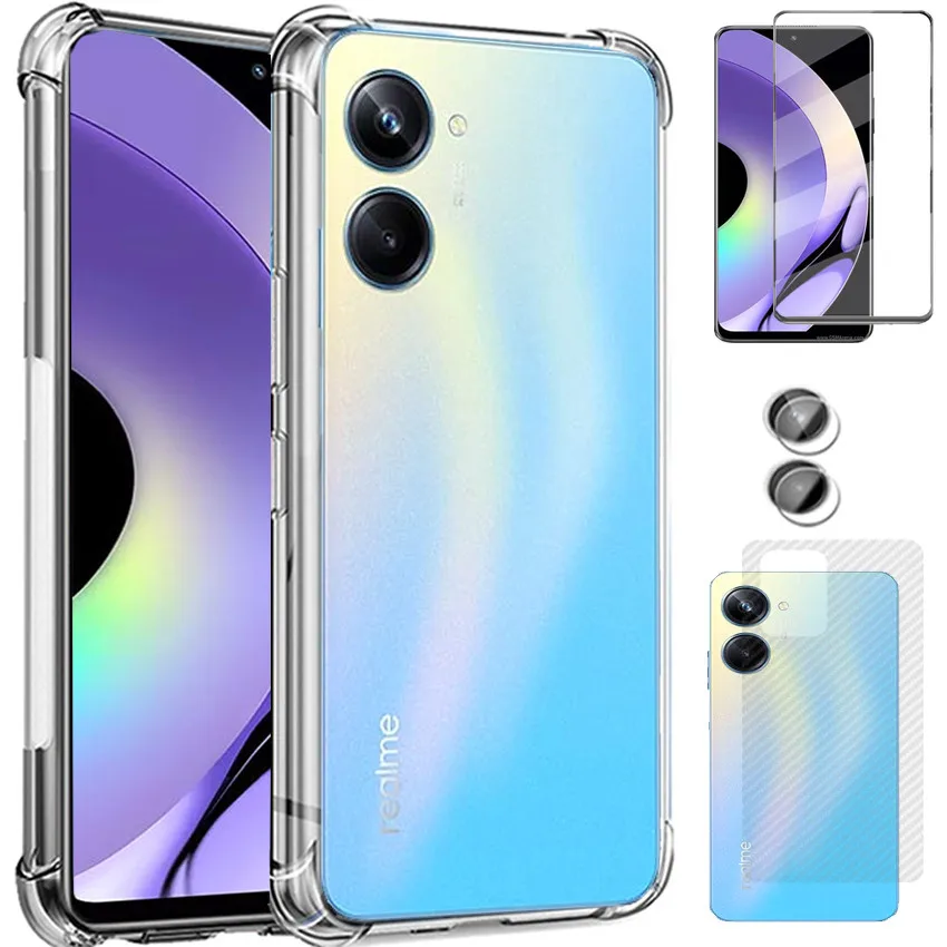 Realme 10 Pro Custodia Per Realmi 10 Pro Telefono Caso Realme 10 Silicone Bumper Realme10 Pro Antiurto Copre Realme-10-Pro Custodie Realme 10Pro Cover