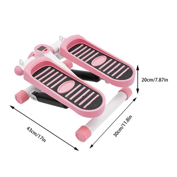 Portable Fitness Stepper, Fitness Mini Stepper for Home Office Workout Gym, Exercise Stepping Machine 4