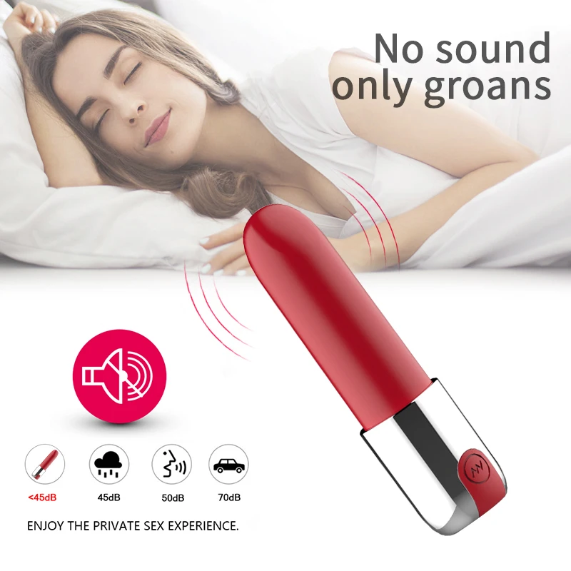 Mini Women Lipsticks Vibrator Electric Vibrating Bullet Jump Egg Waterproof Bullet Clitoris Stimulator Massage Sex Toy For Women