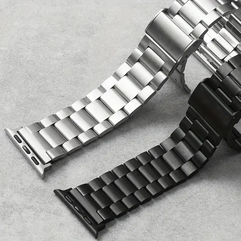 Premium Stainless Steel Watch Band - Elegant Metal Strap