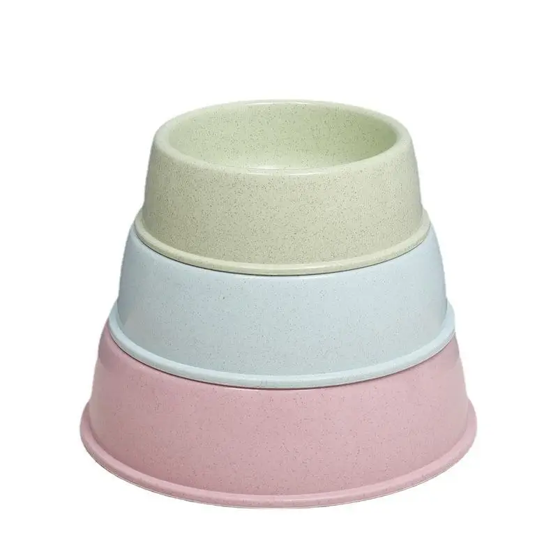 

Cat Single Bowl Upgraded Thickened Round Mouth Cat Diet Wheat Straw Round Cat Bowl