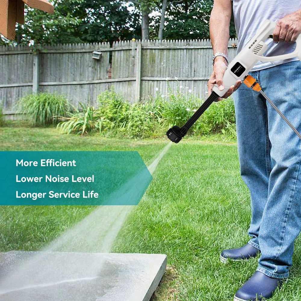 YOFIDRA 6IN1 100Bar Brushless Electric Washer Water Gun Cordless High Pressure Car Washer Cleaning Garden For Makita 18V Battery 2