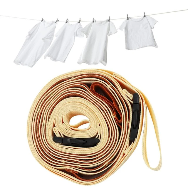 Clotheslines For Outside Nylon Collapsible Washing Line With Wind  Resistance Camper Must Haves Rope For Drying Clothes Bed - AliExpress