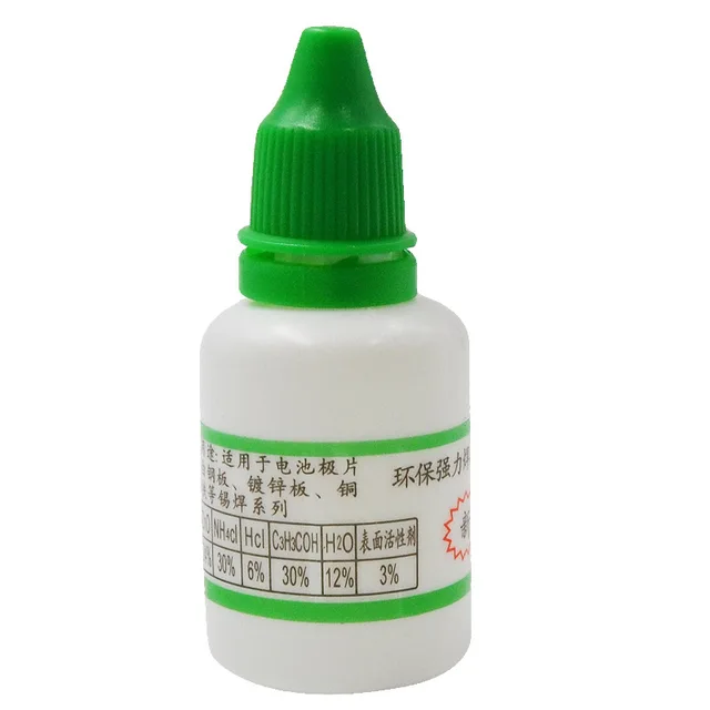 1PC 20ml Stainless Steel Flux Soldering nickel copper Liquid Solder Strong Adhesive Welding Glue