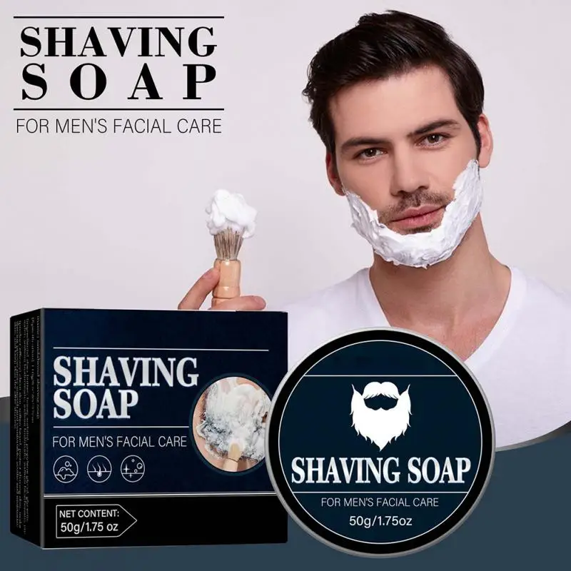 Mens Shaving Soap Cream Foam No Stimulation