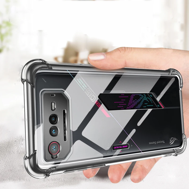 Shockproof Soft TPU Clear Cover with Reinforced Corners