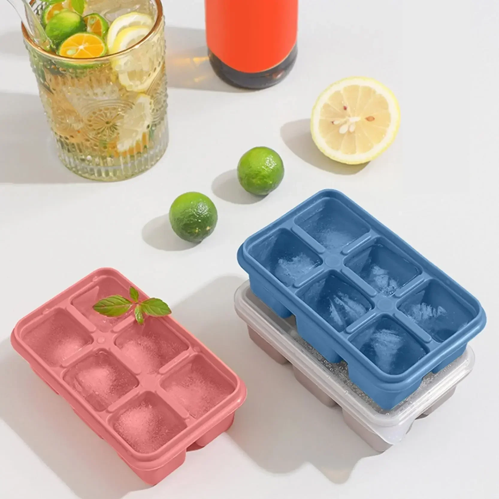 Stampi Per Ghiaccioli Fai Da Te Stampi Per Ghiaccioli, 9 Gelato Riutilizzabili Senza BPA Stampi Silicone