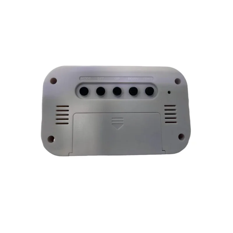 Digital Alarm Clock Battery Powered Mini Temperature Date Week Backlight Snooze Mute 12/24H Countdown LCD