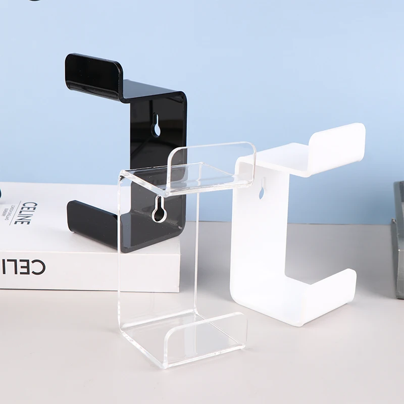 

Настенный акриловый держатель для гарнитуры, универсальный держатель для игрового контроллера, компактный, для PS3, PS4, 1 шт.