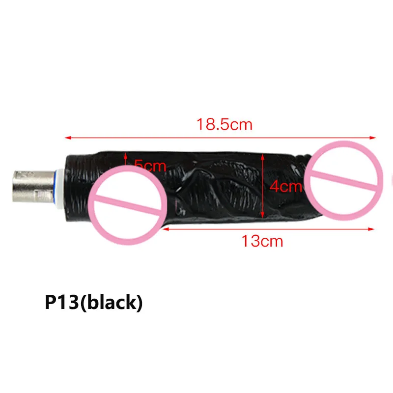 Dildo Attachments for Sex Machine with 3XLR Connectors