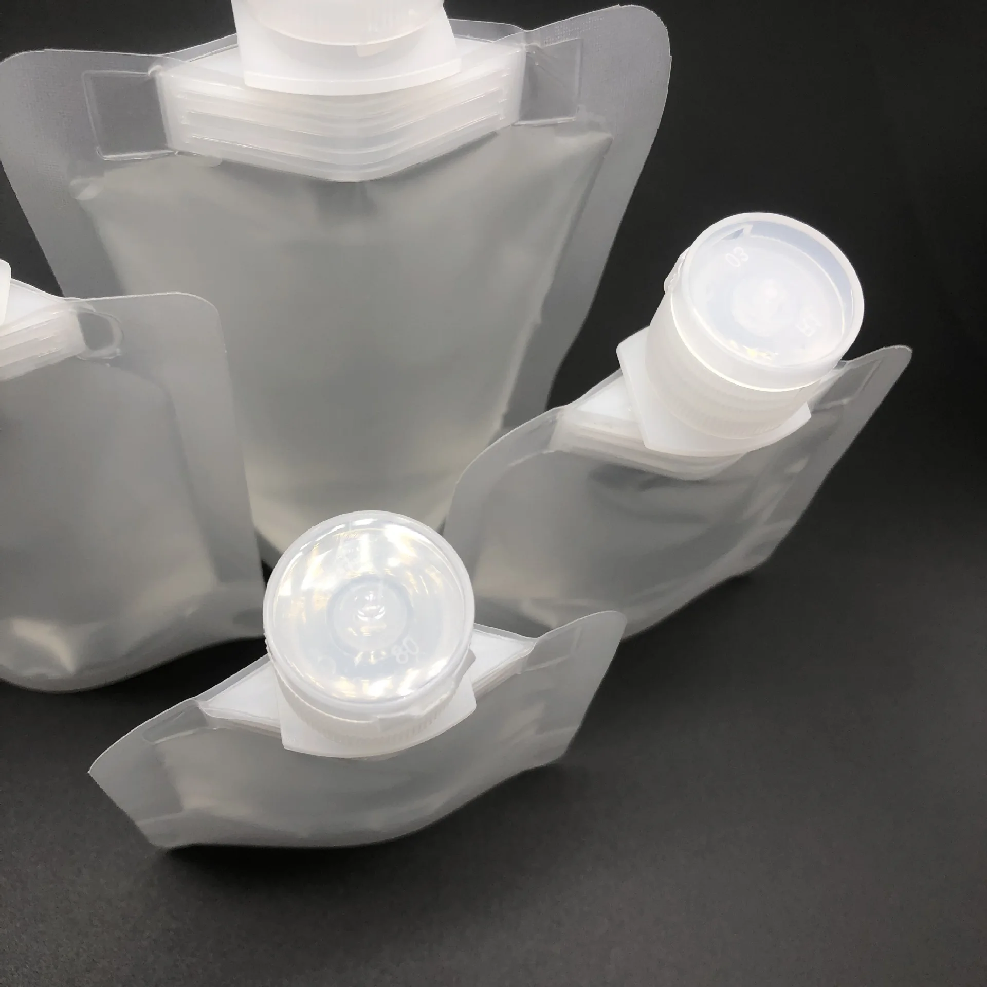 여행용 로션 디스펜스 백 50ml 100ml 화장품 디스펜스 흡입 백, 에센셜 오일 플랩 흡입 백 디스펜싱 백