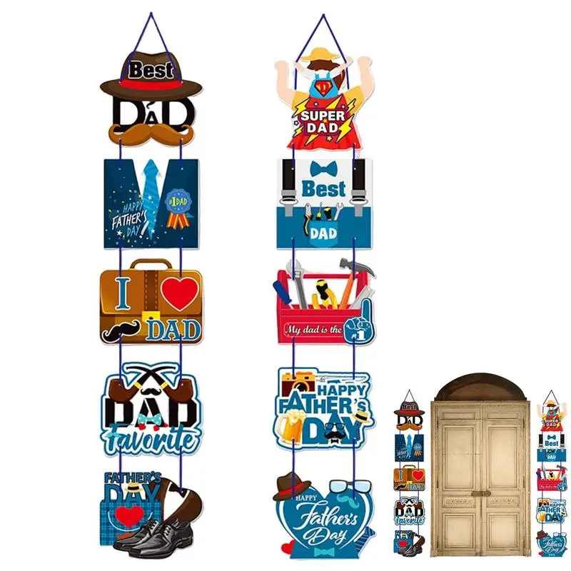 

Happy Fathers Day Door Banner Fathers Day Banner Front Porch Sign Fathers Day Festival Decorations For Home Wall Indoor Outdoor