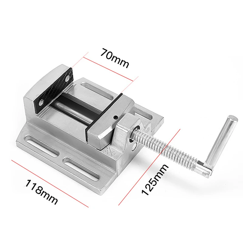 2.5" Drill Press Vise Milling Drilling Clamp Machine Vise Tool Workshop Tool Machine Tools Accessories Table Drill 6