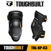 TOUGHBUILT TBL-KP-G3 Monochrome Anti slip Silicone Knee Protector for Motorcycle Silicone Kneeling Protection 1