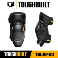 TOUGHBUILT TBL-KP-G3 Monochrome Anti slip Silicone Knee Protector for Motorcycle Silicone Kneeling Protection 1