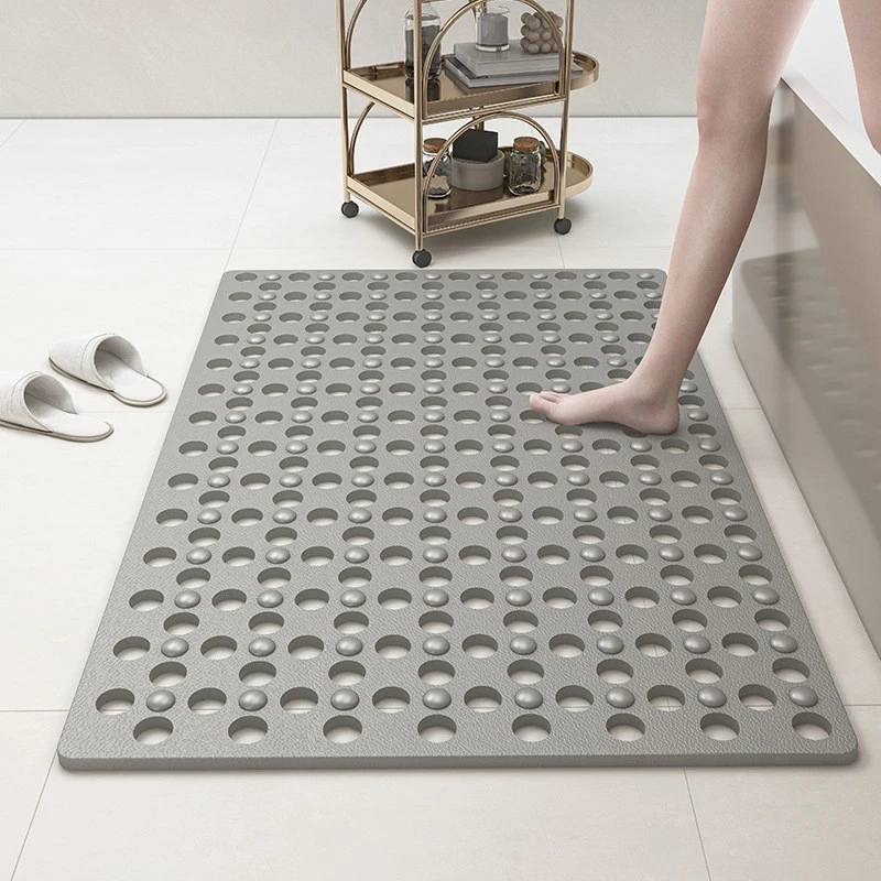 Enhanced Anti-Mould Rubber Bath Mat with Drainage and Antibacterial Properties