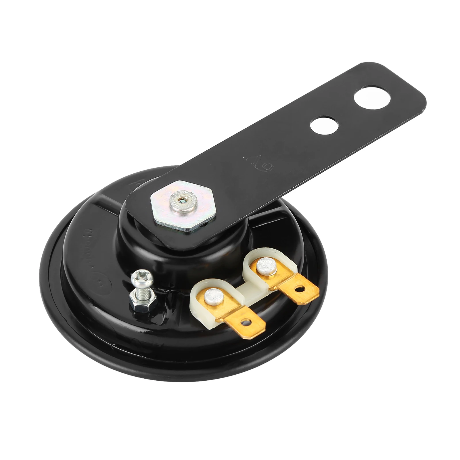 Motorcycle electric horn Universal Motorcycle Horn Speaker 6V 105dB Round Waterproof Siren for Scooter Moped ATV Cross-Country Bike