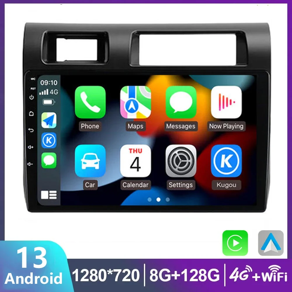 

Android 13 For Toyota Pickup Land Cruiser LC70 LC79 Series 2007-2020 Car Radio Navigation GPS Multimedia IPS screen 2din Carplay